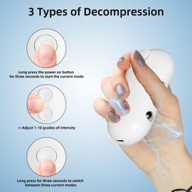 tianhong Stress Relief Fidget Sensory Toys, Fidget Toy Adults Fidget Toy for Anxiety Stress Relief, Microcurrent Handheld Stress Relief Toys for Office/ADHD/Anxiety