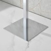 Hand Towel Holder Stand, Industrial Style Brass Shower Countertop Towel