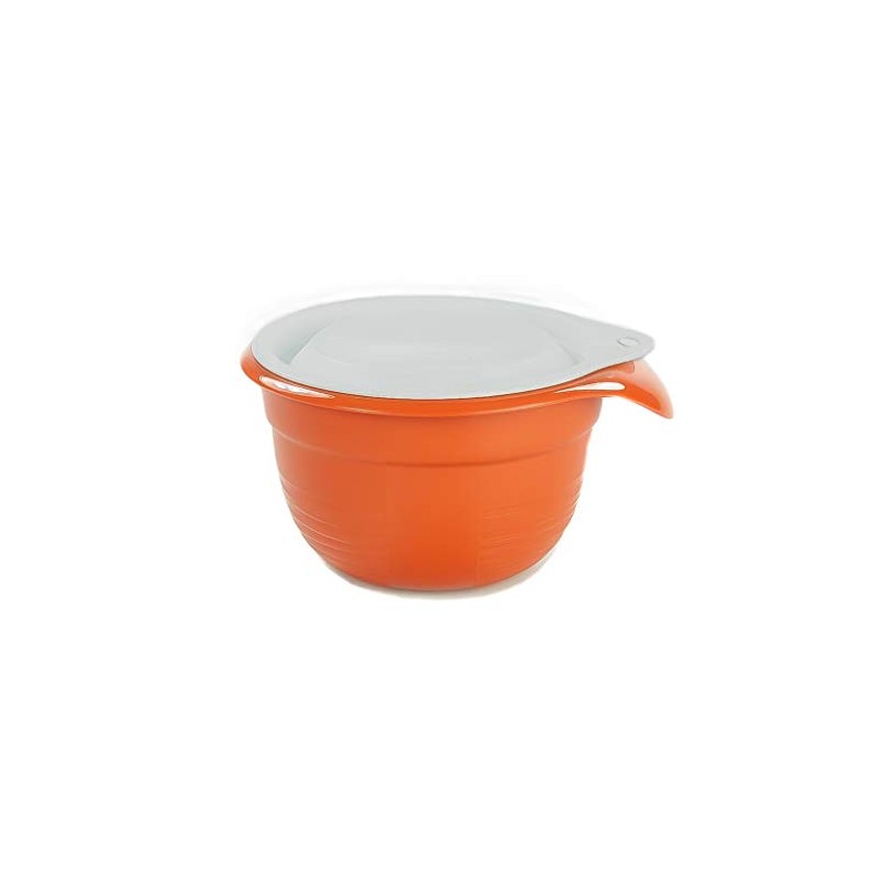 TUPPERWARE Combiplus Mixing Bowl Small 650 ml Terrraotta with Lid
