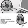 Solar Panel Fan 4.5W 6V Solar Panel USB Monocrystalline Silicon