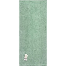 Hayashi FP494414 Face Towel with Loop, Approx. 13.4 x 31.5 inches (34 x 80 cm), Low Key Color, Khaki