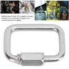 Chain Link Stainless Steel 4‑Corner Multifunctional Connection Buckle for Outdoor