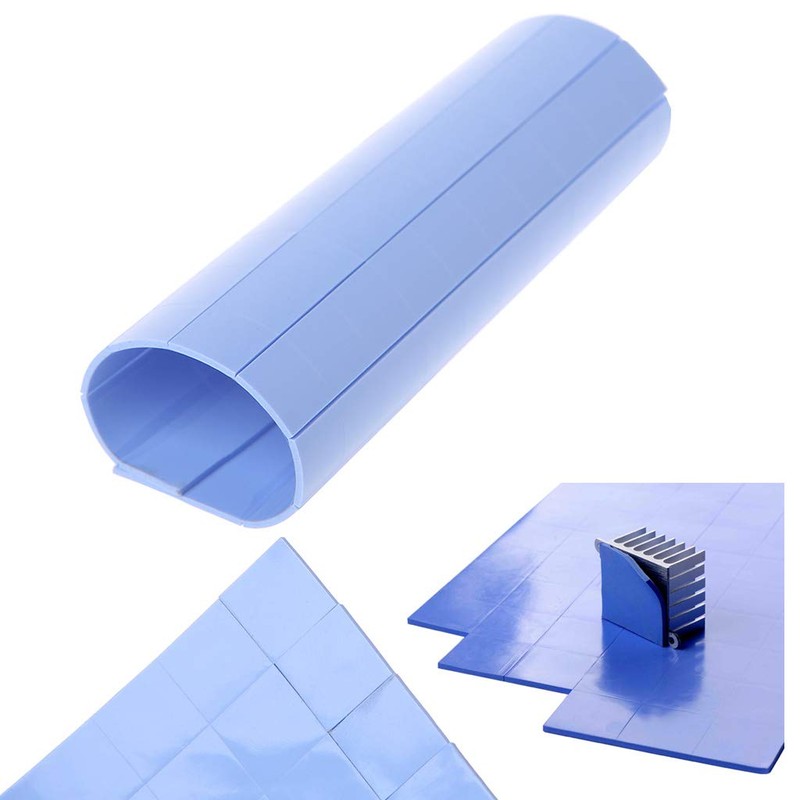 BOGEEL 100mmx100mmx0.5mm 1Sheet/100PCS Thermal Pad GPU CPU Heatsink Cooling,Silicon