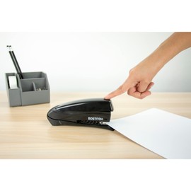 Bostitch Office Inspire 20 Sheet Stapler - One Finger, No Effort, Spring Powered Stapler - Black (1423)