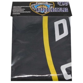 NYPD City Of New York Police Department Black 3'x5' 3 Foot x 5 Foot Rough Tex 100D Printed Polyester Flag