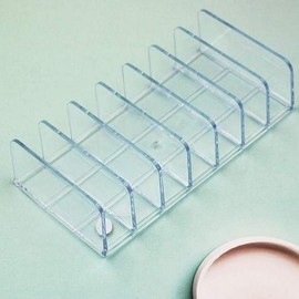 Acrylic divider cosmetic organizer eyeshadow organizer eyeshadow holder cosmetic holder / 아크릴 칸막이 화장품 정리함 쉐도우정리함 쉐도우거치대 화장품거치대