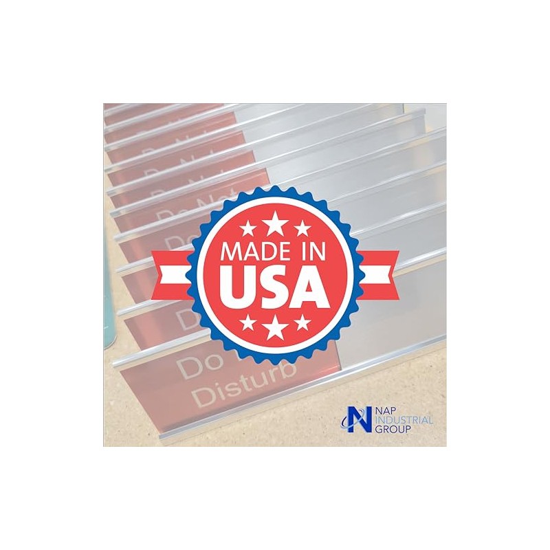 Training Room Slider Sign (Red/Green, 6" x 1")