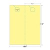 Blanks/USA 4.25" x 11" No-Cut Door Hanger on 8.5" x