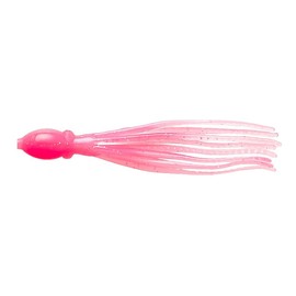 Nikko Kasei H210335 Super Octopus Bait, 4.5 Inches, Coral Pink Glow
