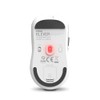 KROM KLEVER White - Ultralight Wireless Gaming Mouse, 55 Gram,