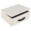 Dalmbox Portable Fire Safe Box with Key Lock, Fire Resistant