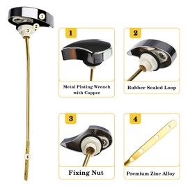 Toilet Tank Flush Lever Replacement for TOTO THU004-CP Toilet Tank Trip Lever for St701Cst854884, Toilet Handle Replacement Trip Levers, Side Mount Toilet Tank Lever in Polished Chrome