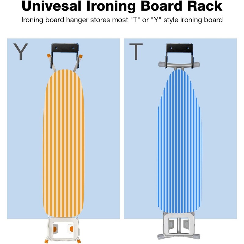 RIUOTA Ironing Board Wall Mount Ironing Board Hanger Wall Mount