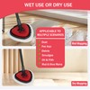 Triangule Flat Mop Replacement Pads, Spin Mop Pad Replacement, 5