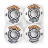 ENUFF Skateboards Super Softie Wheels, Unisex Adult Wheels, White (White),