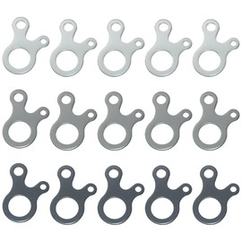 Aluminium Alloy Tensioner, Pack of 15 Tent Rope Tensioners, Rope Tensioner Camping, Cord Tensioner Rope for Tent Outdoor Hiking Camping Picnic