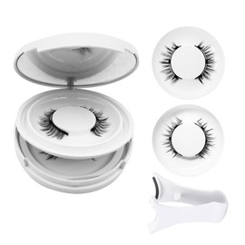 Magnetic Eyelashes with Applicator,2025 New Reusable Magnetic Eyelashes Natural Look No Glue or Liner Needed,Upgraded Soft Lashes for Daily Use(Camellia+Natural)