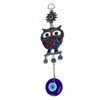 9.3in Blue Evil Eye Owl Pendant Decoration Protection Blessing Lightweight
