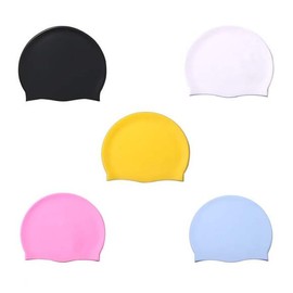 H Plus Mall (Big Spender Discount) Basic Swim Cap, Swim Cap, Stretch Swim Cap, Stretch Black / (큰손할인) 베이직 수영모자 수영수모 스판 수영모 스판 블랙