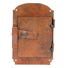 STALLION HARDWARE Hand-Forged Iron Speakeasy Rust Finish Door Grill – Easy Installation