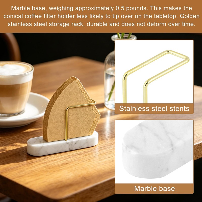 Coffee Filter Holder for V60 Cone Paper Filters Size #01