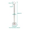 2 Pack Ceiling Mount Bracket, Stainless Steel Wardrobe Pipe Bracket