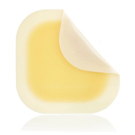 DermaFilm Thin with Border Hydrocolloid Dressing, 6 x 6 Inch (BX/5)
