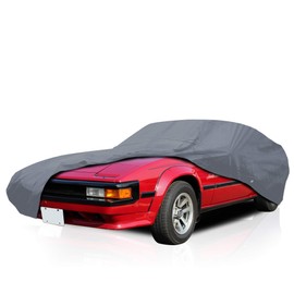 DaShield Ultimum Series Car Cover for Toyota Supra 1982-1993 Coupe 2-Door Celica Supra All Weather Protection Semi Custom Fit Dust, Sun, Snow, Rain, Protection Indoor Outdoor