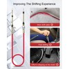 WMJNH 80833 Shifter Cable Fits for B&M Shifters with Eyelet