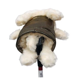 Fluffy Big Dog Golf Club Wood Head Cover For #3 / #5 Wood