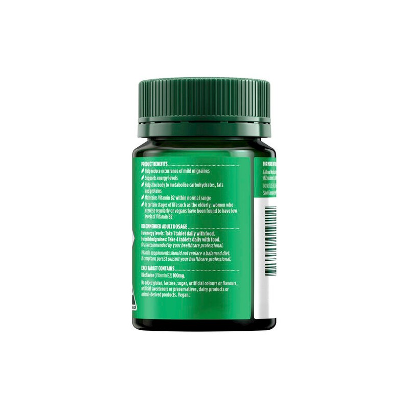Nature's Own Vitamin B2 100Mg 100 Tablets