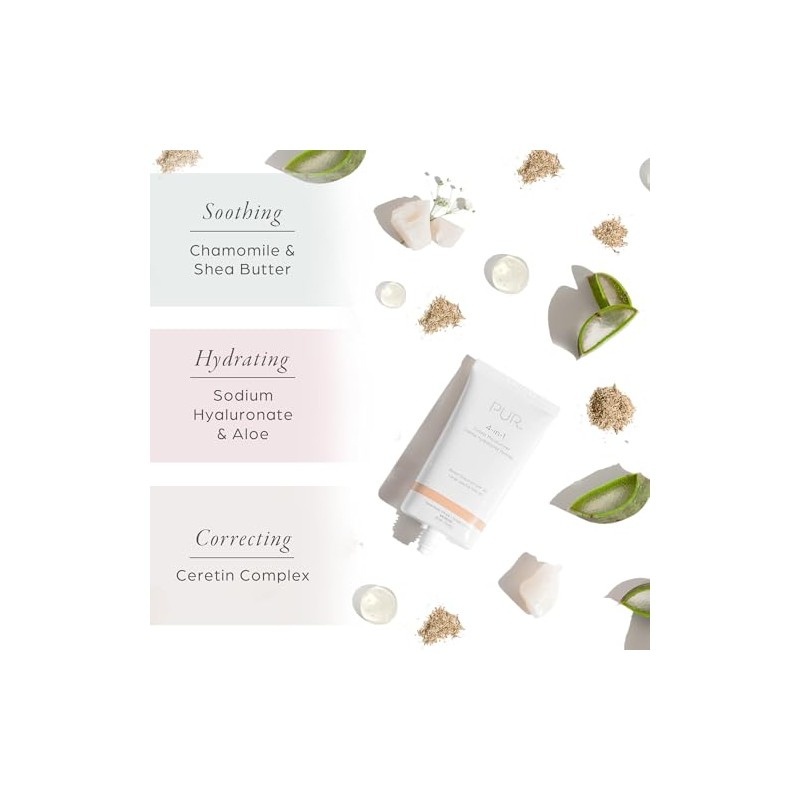 PÜR 4-in-1 Tinted Moisturizer, Broad Spectrum SPF 20 in Medium