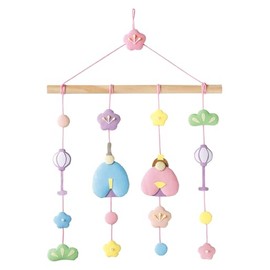 Takagi Fiber Panami HM-28 Hinamatsuri Hinamatsuri Craft Kit, Hina Decoration, Awairo, Pre-Printed Cardboard Included