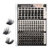 ANNAFRIS Cluster Lashes Individual Eyelashes 10-18mm False Lashes Individual Cluster