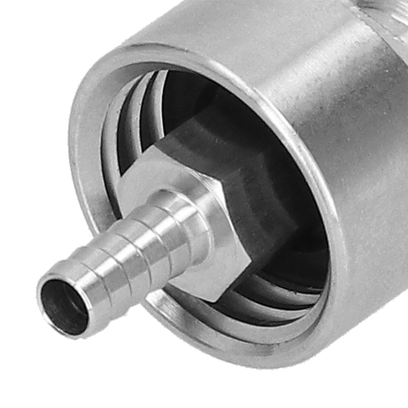 Stainless Steel Carbonation Cap with 5/16in Barb Ball Lock Type