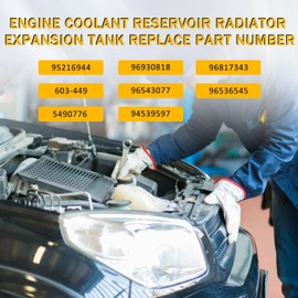 603-449 96543077 96536545 5490776 94539597 Engine Coolant Reservoir Radiator Expansion Tank Fits for 2007-2011 for chevy Aveo 2009-2011 for chevy Aveo5 2009-2010 for Pontiac G3 with cap