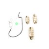 Fishing Accessories Kit Fish Gears with Threaded Bullet Weights Crank