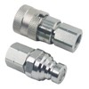 LSQ-FF-02 1/4" NPT Flat Face Hydraulic Quick Connect Disconnect Coupler