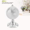 Glass Ball Globe Crystal Ball with Metal Stand, 2.6 x