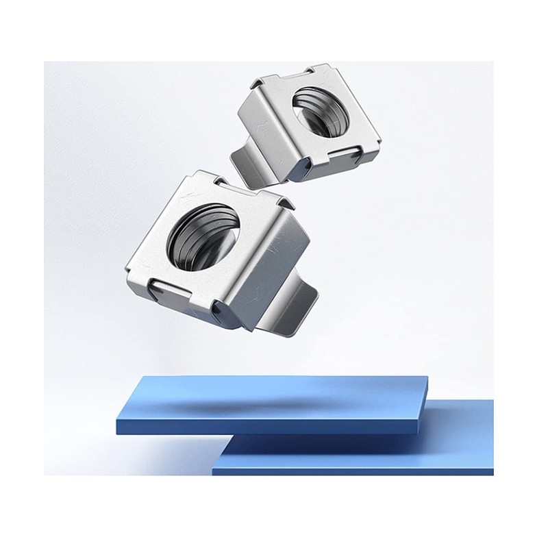 BOZONLI M4 Cage Nuts, Stainless Steel Captive Nuts, Mounting Cage