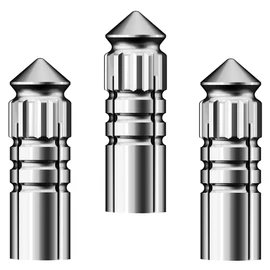 Mission F-Protect Protective Cover for Darts/Flights, Silver, 5 Sets (15)