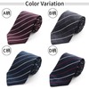 Michi Kolondon Brand Necktie, 100% Silk, Jacquard Woven, Plaid Pattern,