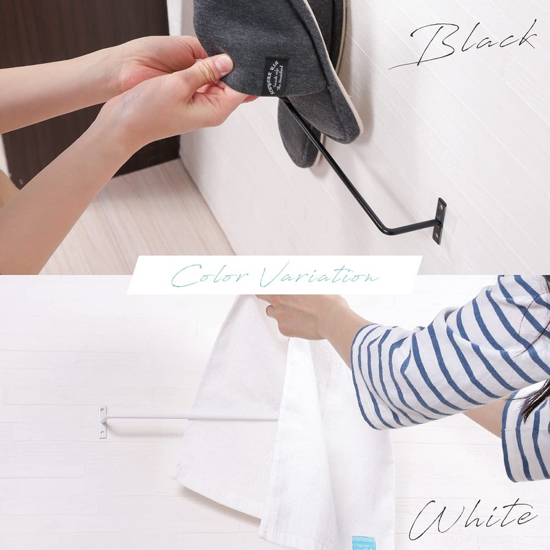 KBER Iron Bar Towel Rack, Set of 2, Towel Hanger,