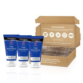 Neutrogena Norwegian Formula Fast Absorbing Hand Cream, 75ml X3, Brown, 3 X 75 Ml