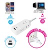 Kashimura NAC-043 Reversible USB + Type-C Power Strip with 6.6