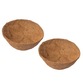 JOEN 16 Inch Round Coco Liners for Hanging Basket（2Pieces of Pack）