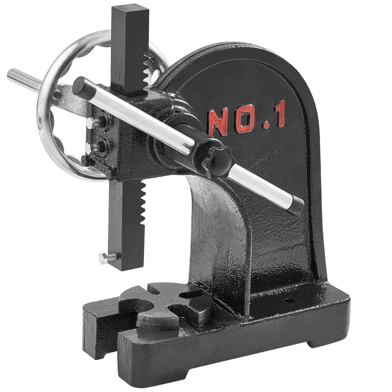 VEVOR Arbor Press, 1 Ton Manual Arbor Press with Handwheel,