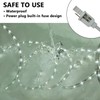 SURNIE Rope Lights Outdoor Waterproof Daylight White: LED 50FT Cuttable