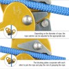 Self Braking Stop Descender for 11‑12.5mm Rope Clamp Grab Rescue