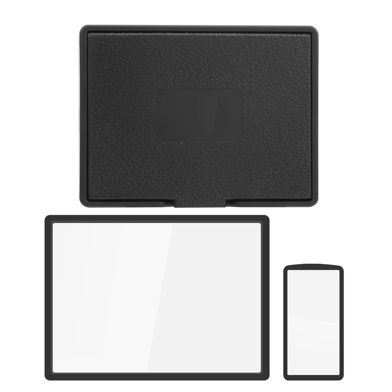 Digital Camera Sun Shade Hood Cover Display Screen Tempered Glass